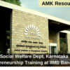 Application for Entrepreneurship Training at Prestigious IIMB Bangalore to facilitate Scheduled Caste Scheduled Tribe 50 Women Graduates to set up enterprises