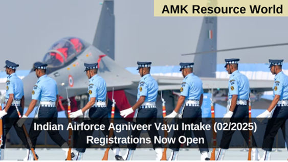 Indian Airforce Agniveer Vayu Intake (02/2025) Registrations Now Open