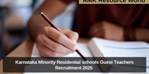 Karnataka Minority Residential schools Guest Teachers Recruitment 2025 Applications Open