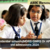 Minority Residential schools(MDRS GMRS Dr APJAKRS) 6th std admissions 2024
