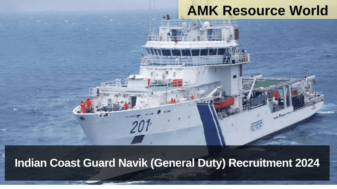 Indian Coast Guard Navik (General Duty) Recruitment 2024 notification ...