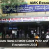 Bengaluru Rural District Court Peon and Typist Recruitment 2024
