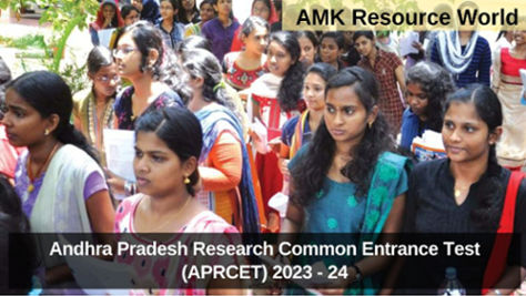 Andhra Pradesh Research Common Entrance Test (APRCET) 2023 - 24