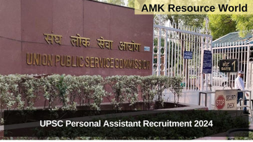 UPSC : 323 Personal Assistant Recruitment 2024