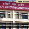 SSC Selection Posts (Phase-XII) Recruitment 2024