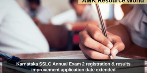 Karnataka SSLC Annual Exam 2 registration & results improvement application date extended