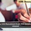 Karnataka VAO Recruitment Exam 2024 Question papers released