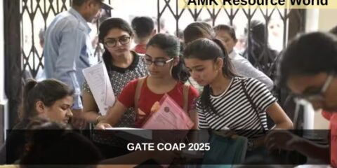 GATE COAP 2025 Schedule released