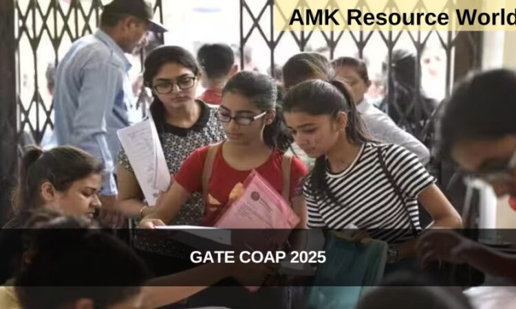 GATE COAP 2025 Schedule released