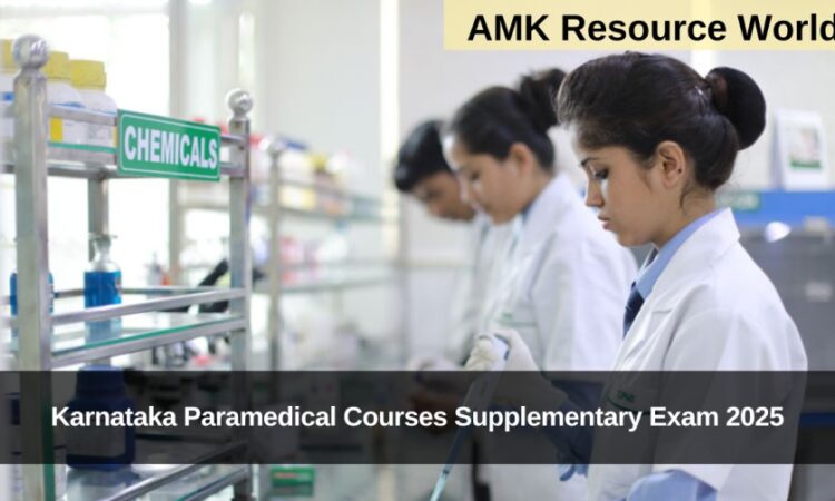 Karnataka Paramedical Courses Supplementary Exam 2025