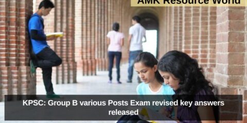 KPSC: Group B various Posts Exam revised key answers released