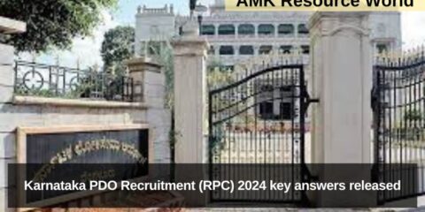 Karnataka PDO Recruitment (RPC) 2024 key answers released