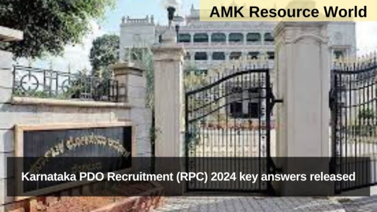 Karnataka PDO Recruitment (RPC) 2024 key answers released