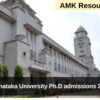 Karnataka University Ph.D admissions 2024