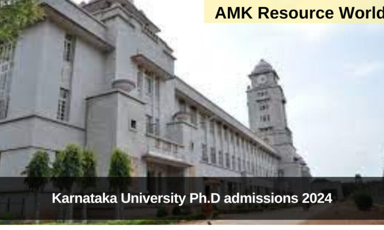 Karnataka University Ph.D admissions 2024