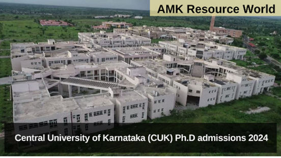 Central University of Karnataka (CUK) Ph.D admissions 2024