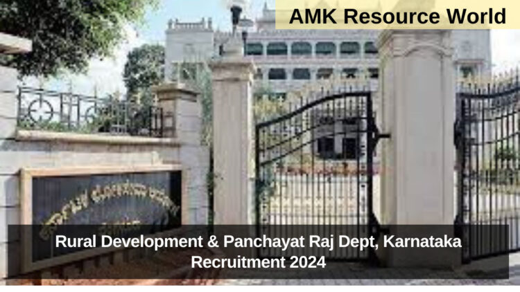Karnataka Rural Development Dept. hiring for 2024! Explore Govt. jobs in Panchayats. Find details, eligibility, and apply for various positions.