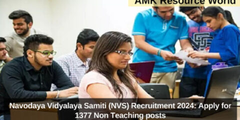 Navodaya Vidyalaya Samiti (NVS) Recruitment 2024: Apply for 1377 Non Teaching posts