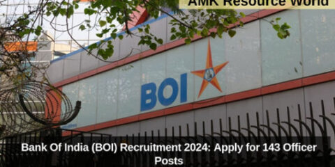 Bank Of India (BOI) Recruitment 2024
