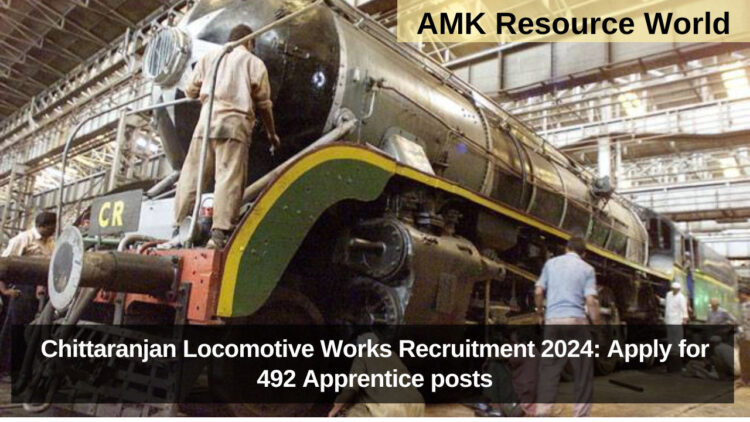 Chittaranjan Locomotive Works Recruitment 2024: Apply for 492 Apprentice posts