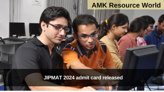 JIPMAT 2024 admit card released, Download Here