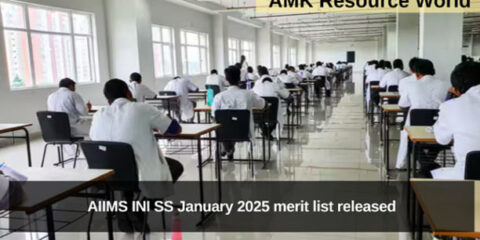 AIIMS INI SS January 2025 merit list released