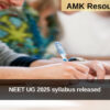 NEET UG 2025 syllabus released