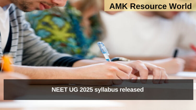 NEET UG 2025 syllabus released