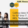 HCL TechBee Early Career Program 2025