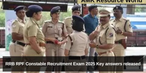 RRB RPF Constable Recruitment Exam 2025 Key answers released