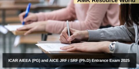 ICAR AIEEA (PG) and AICE JRF / SRF (Ph.D) Entrance Exam 2025 Applications Open