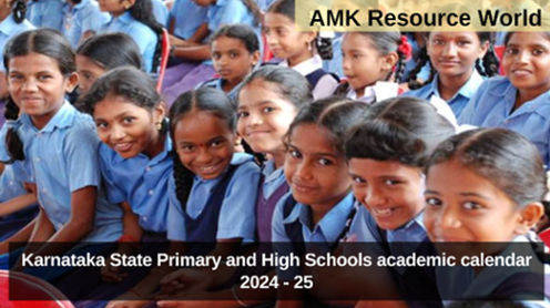 Karnataka State Primary & High Schools: Academic Calendar 2024-25 Released