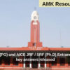 ICAR AIEEA (PG) and AICE JRF / SRF (Ph.D) Entrance Exam 2024 key answers released