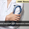 FMGE December 2024 registrations started