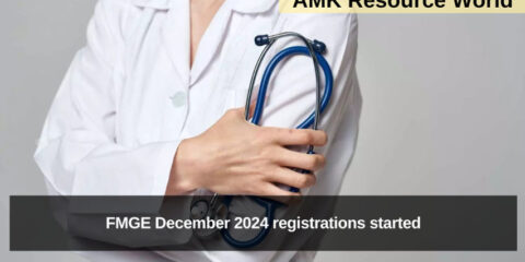 FMGE December 2024 registrations started