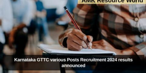 Karnataka GTTC various Posts Recruitment 2024