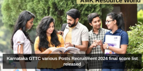 Karnataka GTTC various Posts Recruitment 2024