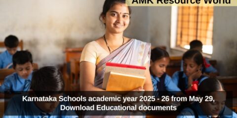 Karnataka Schools academic year 2025 - 26 from May 29, Download Educational documents