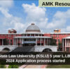 Karnataka State Law University (KSLU) 5 year L.LB admissions 2024 Application process started