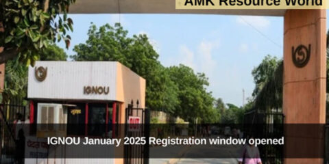 IGNOU January 2025 Registration window opened