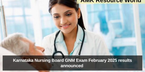 Karnataka Nursing Board GNM Exam February 2025 results announced