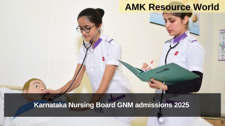 Karnataka Nursing Board GNM admissions 2025 Applications Open