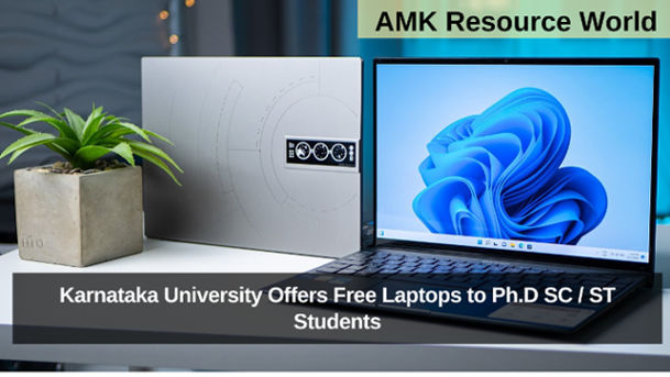 Karnataka University Offers Free Laptops to Ph.D SC / ST Students