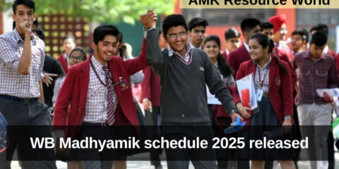 WB Madhyamik schedule 2025 released