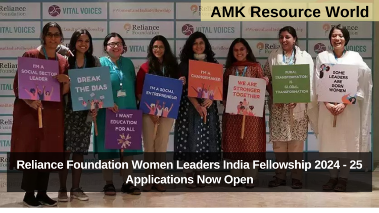 Reliance Foundation Women Leaders India Fellowship 2024 - 25 Applications Now Open