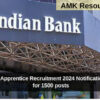Indian Bank Apprentice Recruitment 2024 Notification out: Apply for 1500 posts