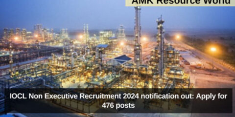 IOCL Non Executive Recruitment 2024 notification out: Apply for 476 posts