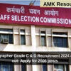 SSC Stenographer Grade C & D Recruitment 2024 notification out: Apply for 2006 posts