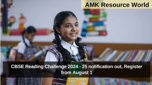 CBSE Reading Challenge 2024 - 25 notification out, Register from August 1