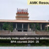 Kannada University invite applications for admission to BVA, BPA courses 2024 - 25